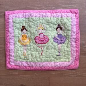 The Company Store Ballet Class Standard Pillow Sham Pink Ballerinas